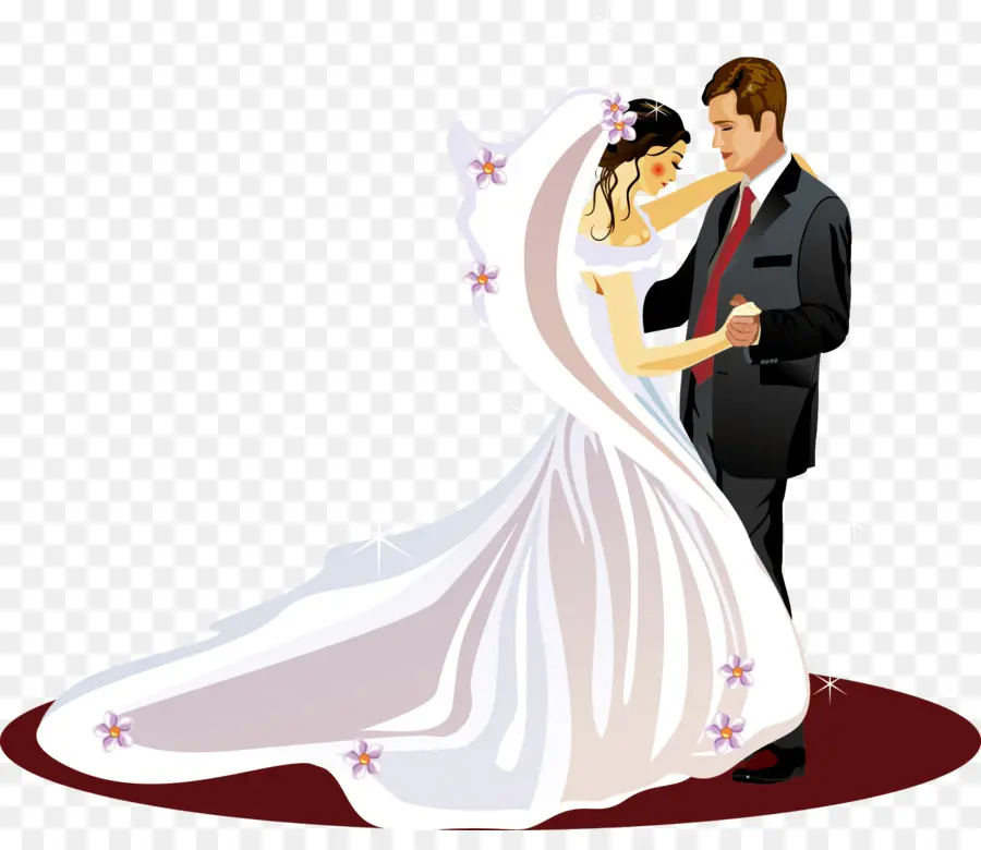 Couples De Mariage，Mariée PNG