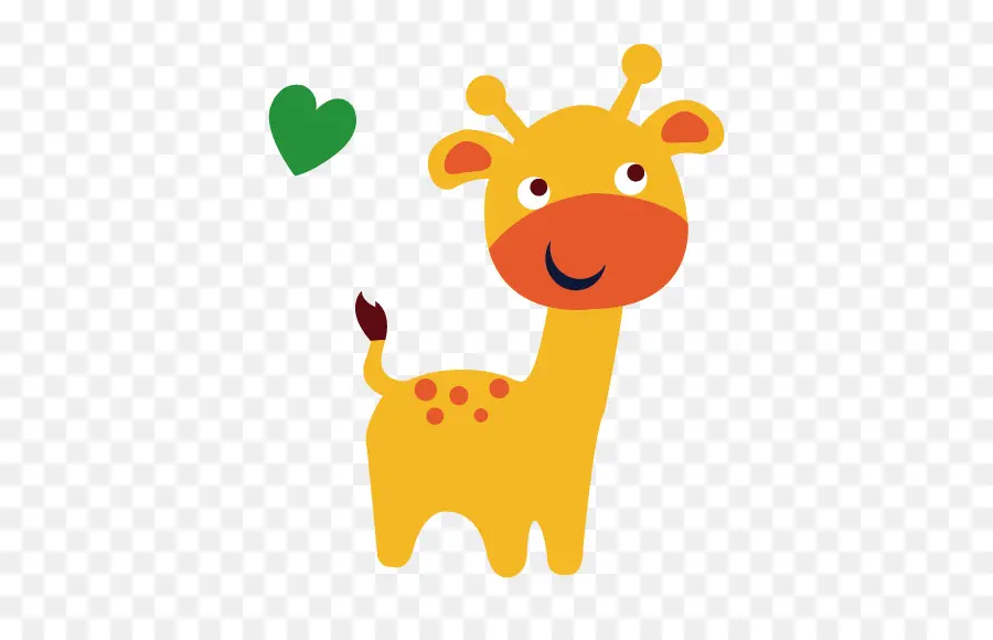 Girafe Mignonne，Dessin Animé PNG