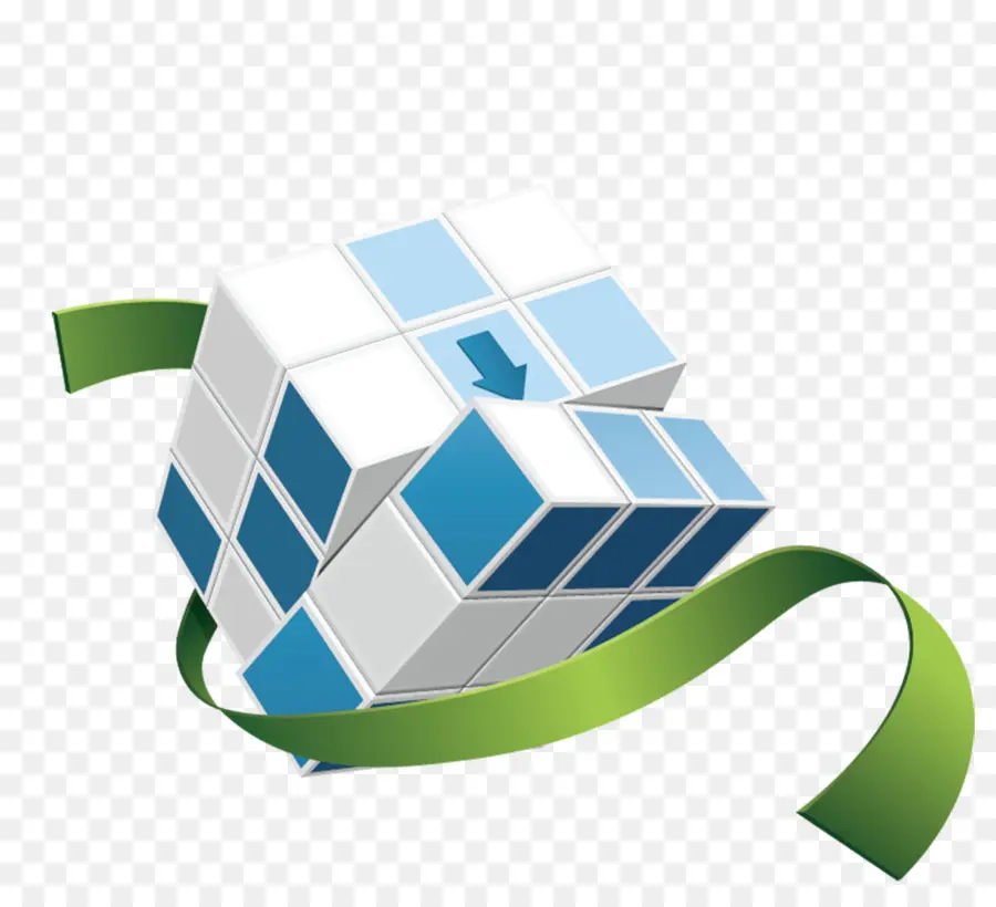 Rubik's Cube，Jouet PNG