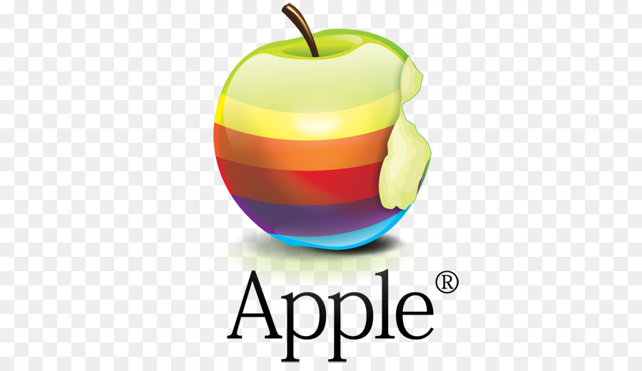 Logo Pomme，Couleurs De L'arc En Ciel PNG