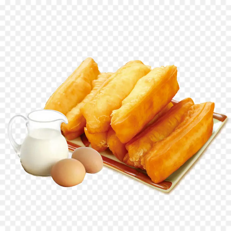 Bâtonnets De Pâte Frits，Lait PNG