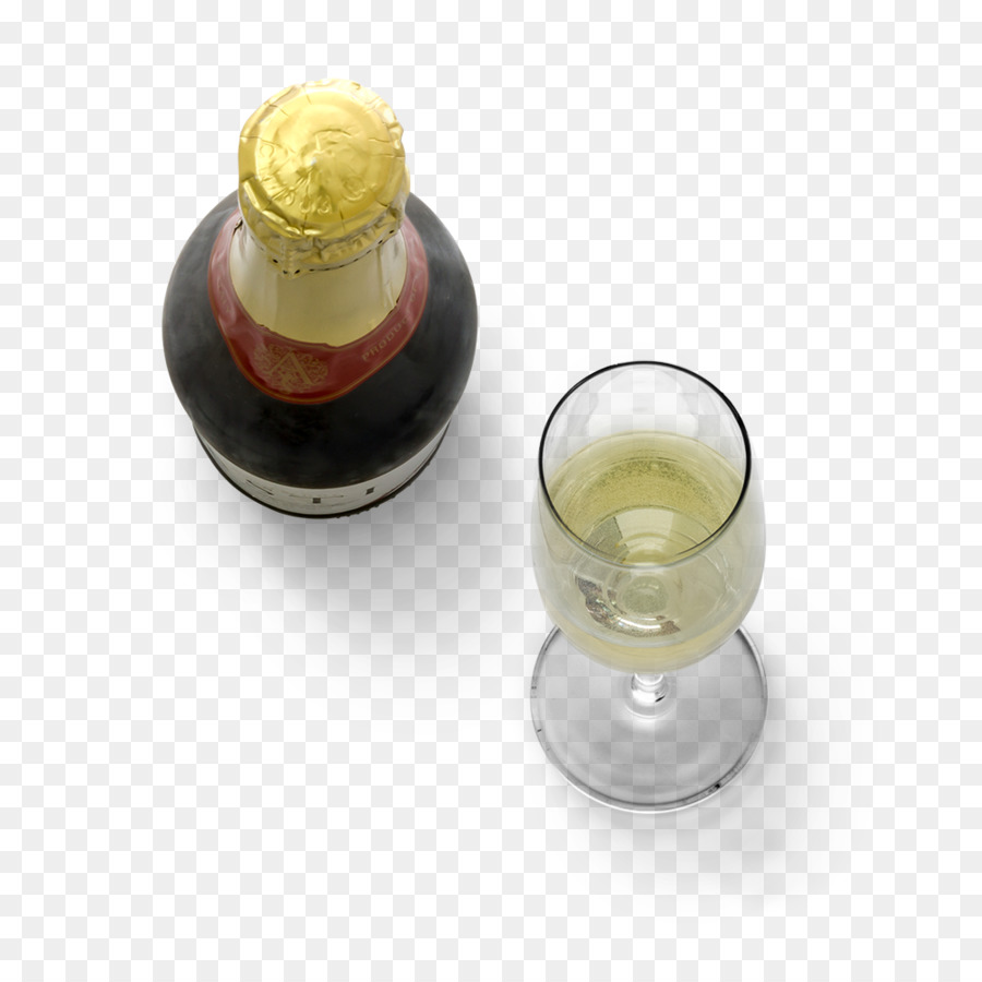 Bouteille De Champagne，Verre PNG