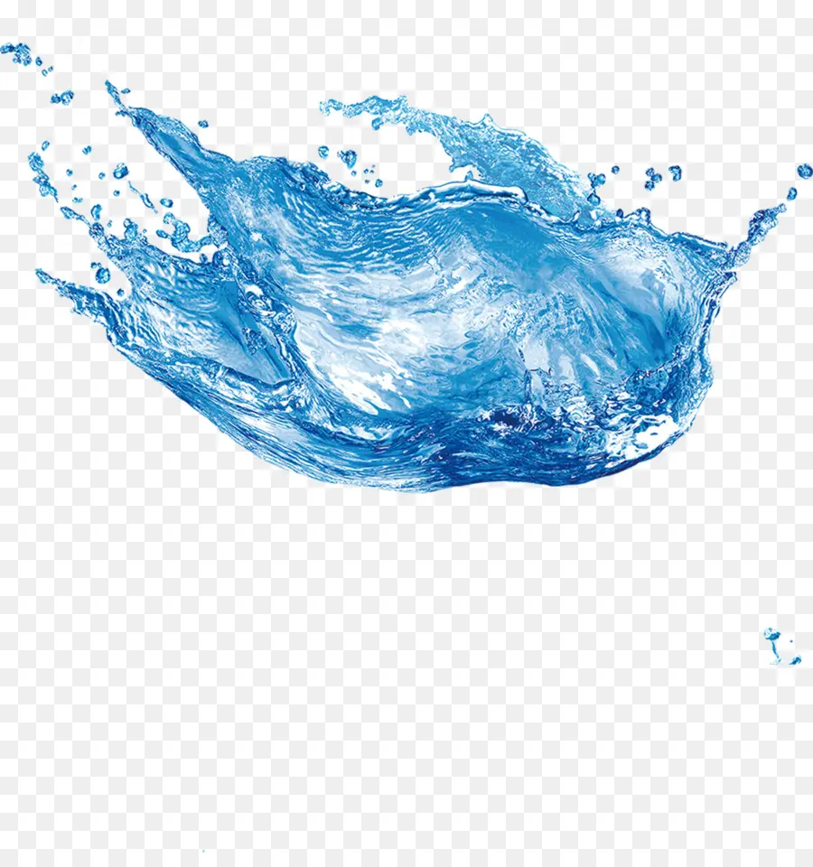 Éclaboussure D'eau，Bleu PNG