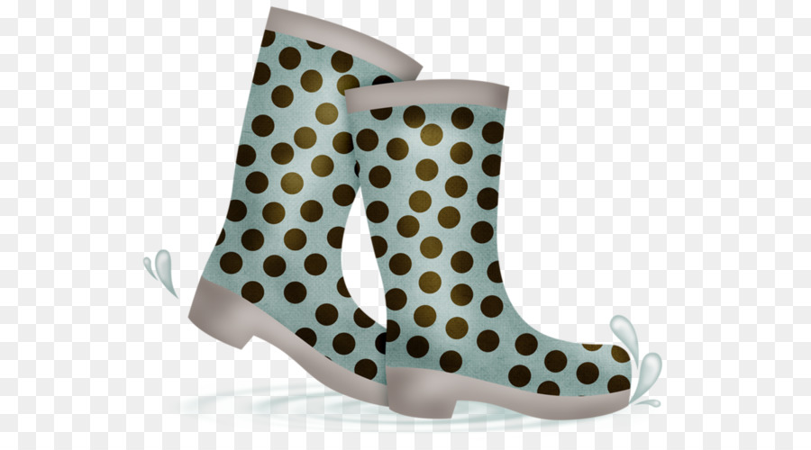 Bottes à Pois，Pluie PNG