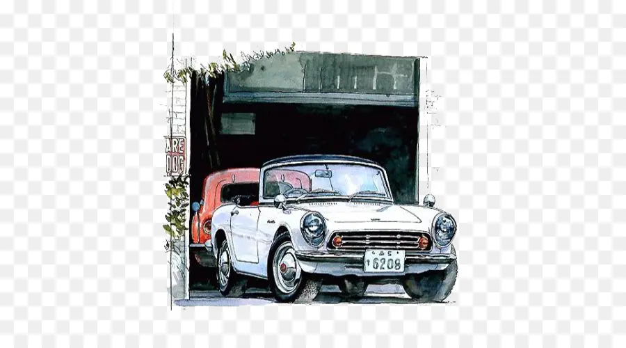 Voiture Ancienne，Garage PNG