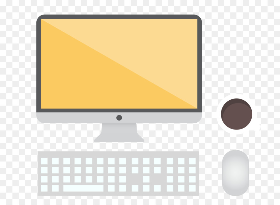 Ordinateur De Bureau，Clavier PNG