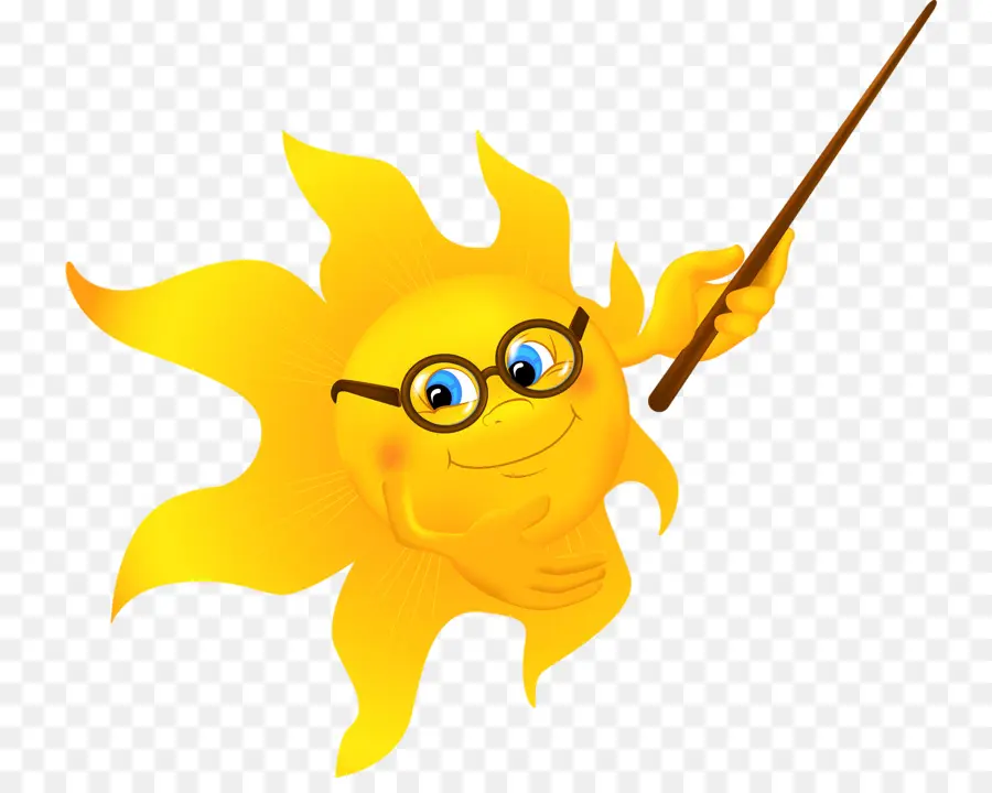 Soleil Avec Des Lunettes，Dessin Animé PNG