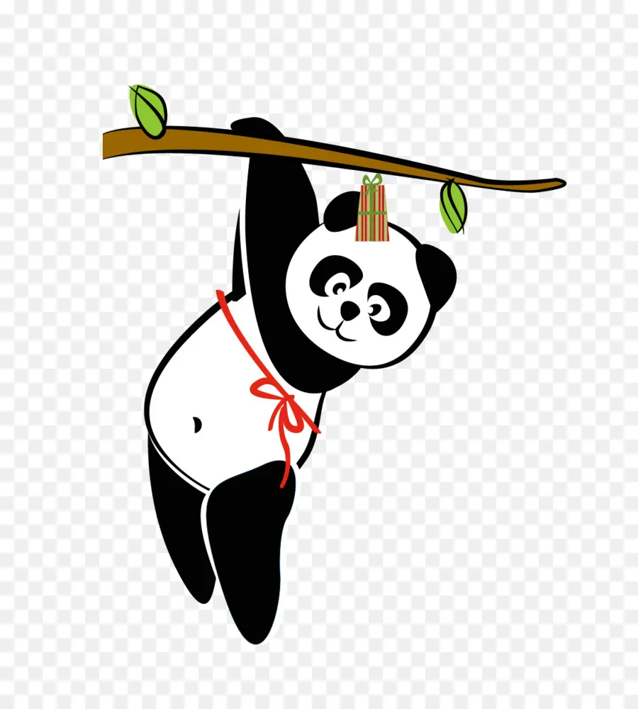 Panda Géant，Dessin Animé PNG
