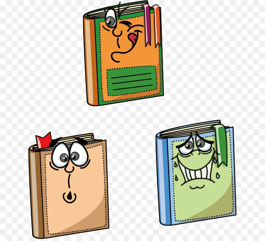 Livres De Dessins Animés，En Lisant PNG