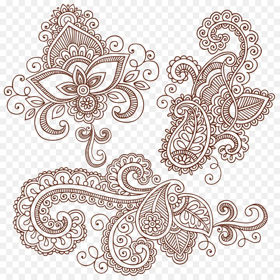 Mehndi，Paisley PNG