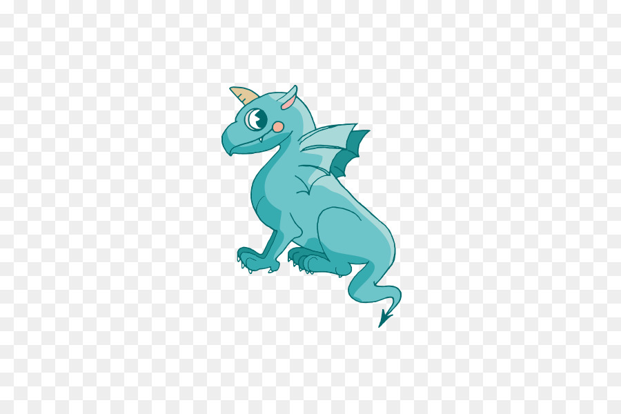 Dragon Bleu，Mignon PNG