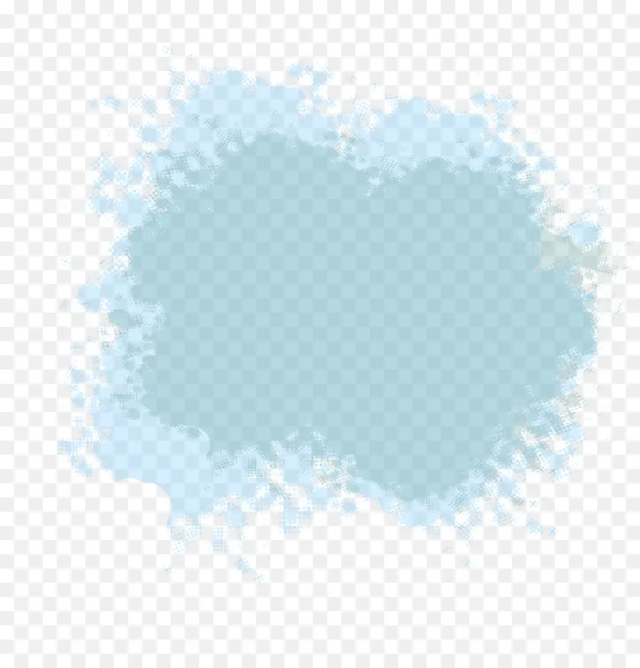 éclaboussure Bleue，Aquarelle PNG