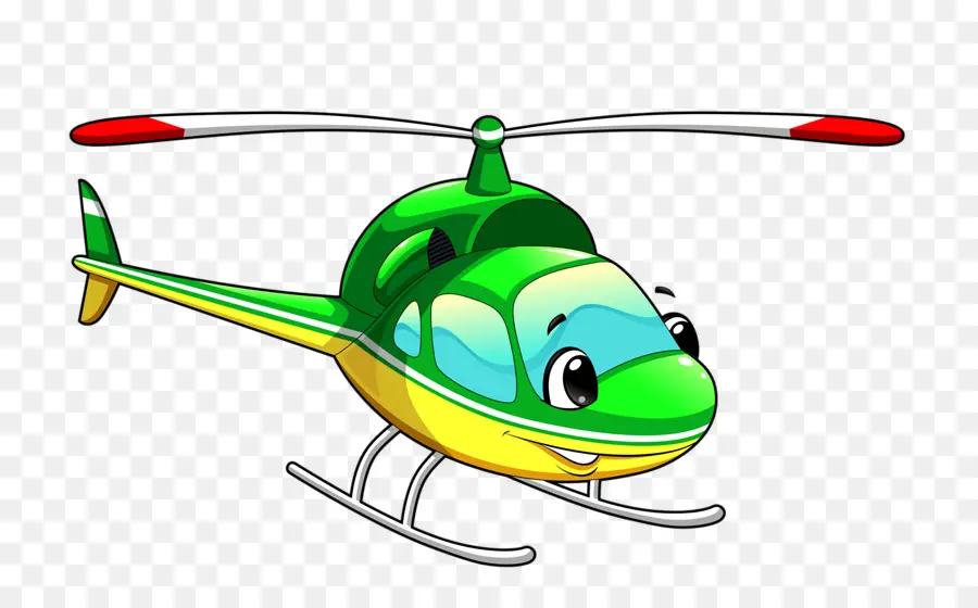 Hélicoptère，Dessin Animé PNG