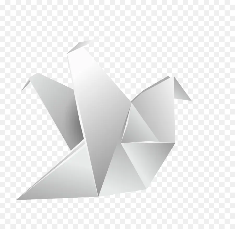 Oiseau En Origami，Papier Plié PNG