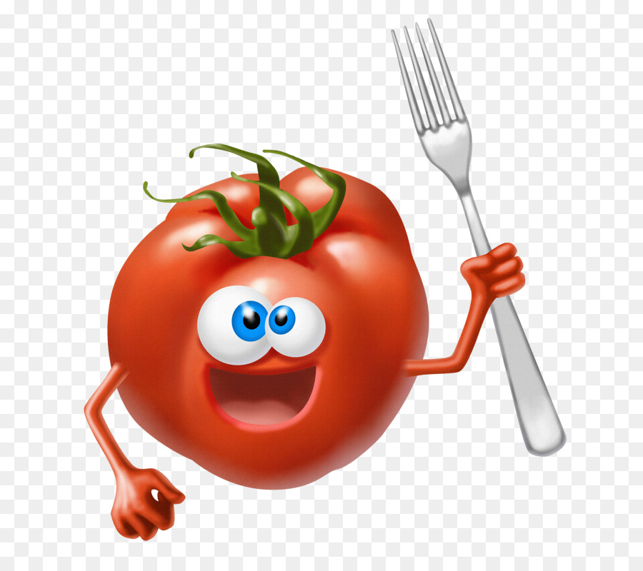 Tomate，Fourchette PNG