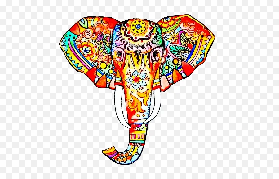 L Art，L éléphant PNG