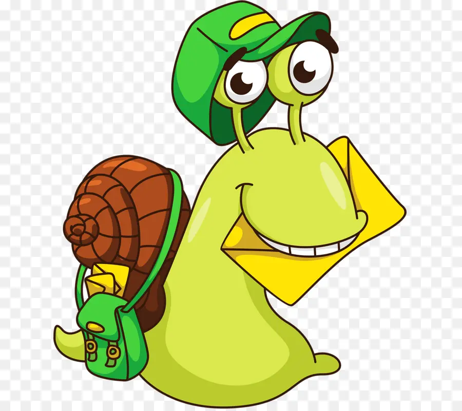 Courrier Escargot，Lettre PNG