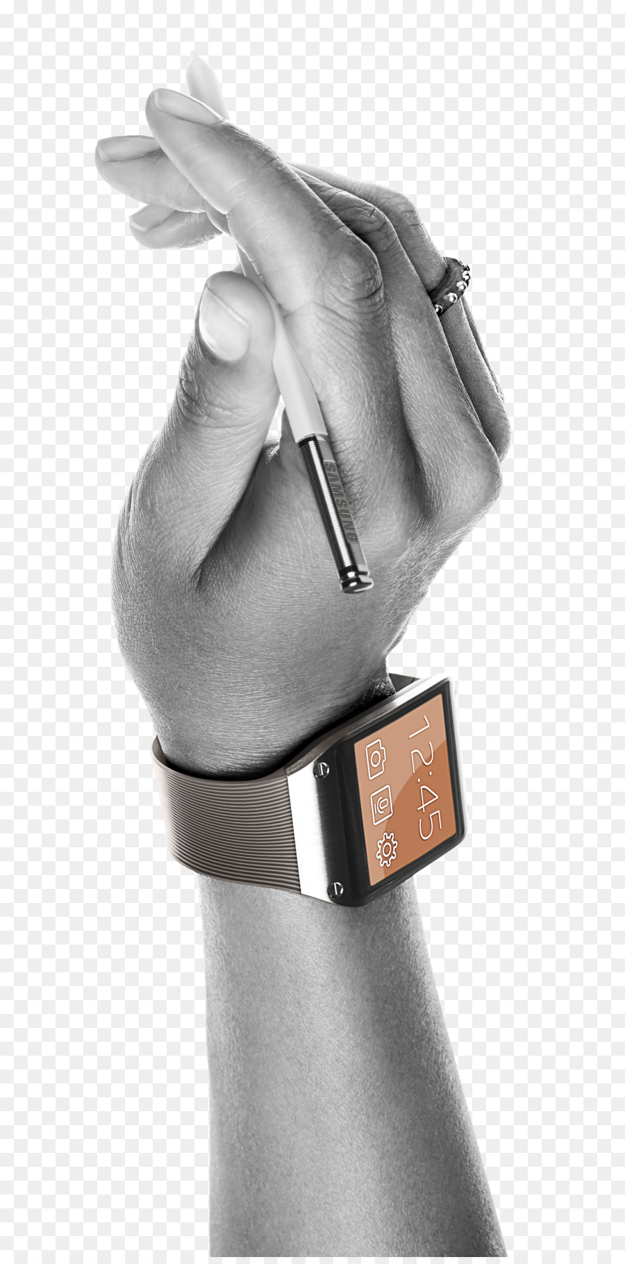 Montre Intelligente，Main PNG