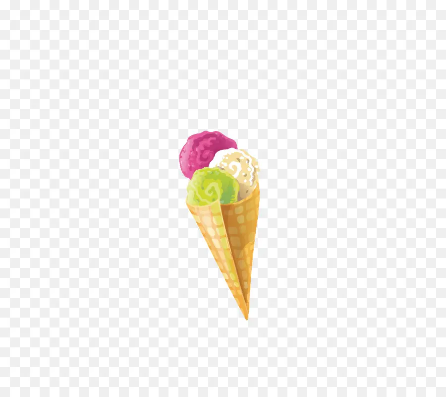 Cornet De Crème Glacée，Glace PNG