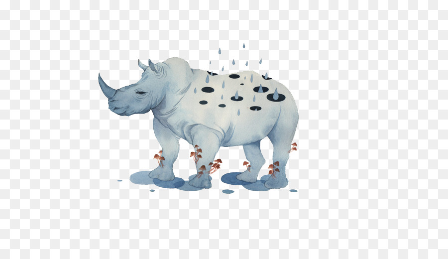 Rhinocéros，Illustrator PNG