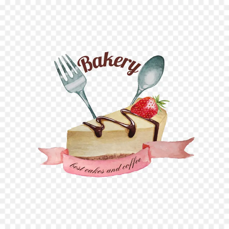 Tranche De Gâteau，Fourchette PNG