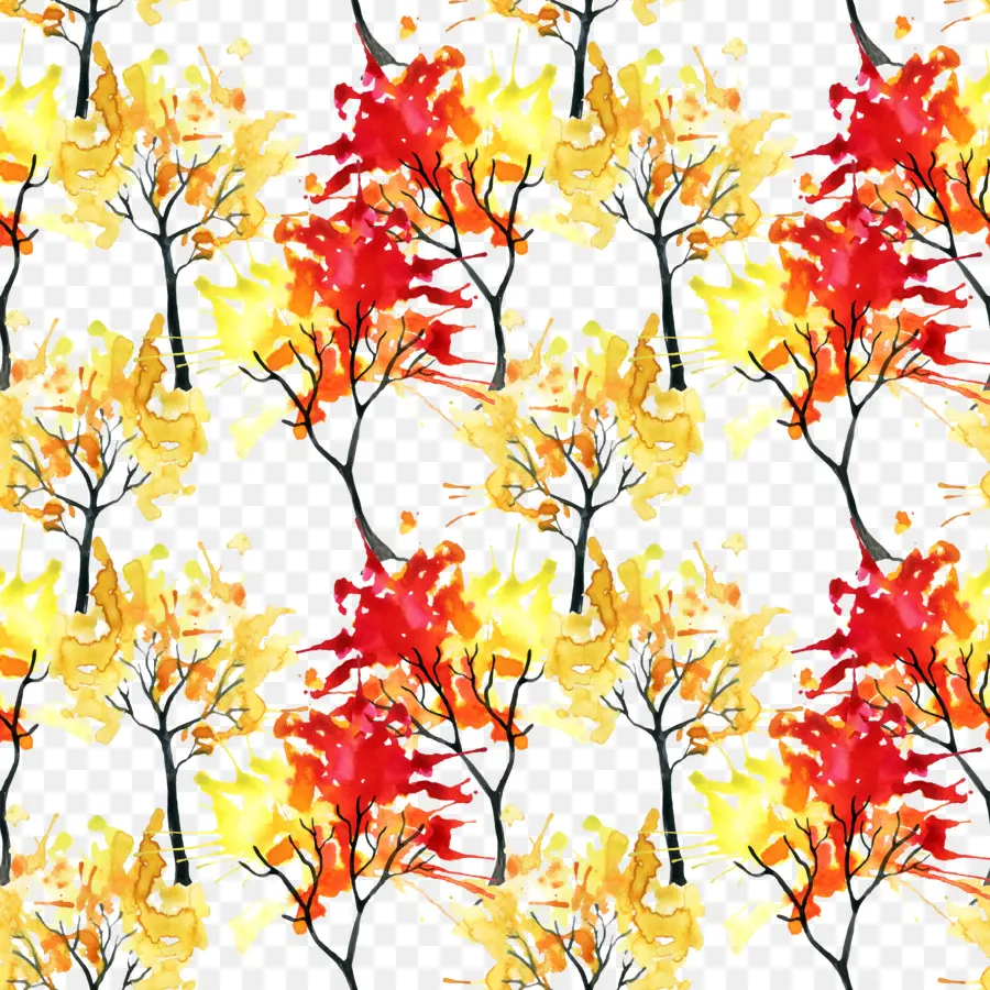 Arbres D'automne，Feuilles PNG