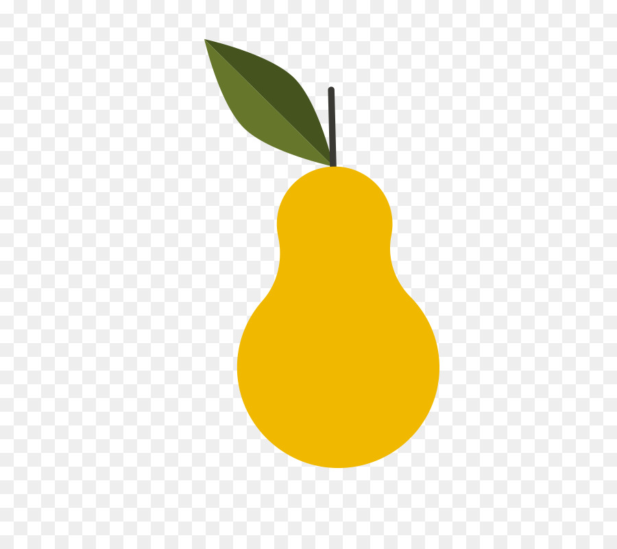 Poire Jaune，Feuille PNG