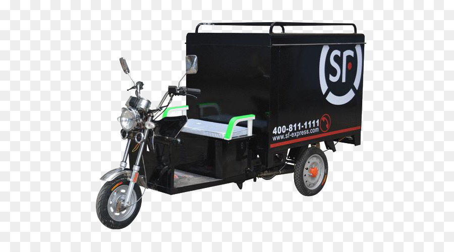 Tricycle De Livraison Noir，Tricycle PNG