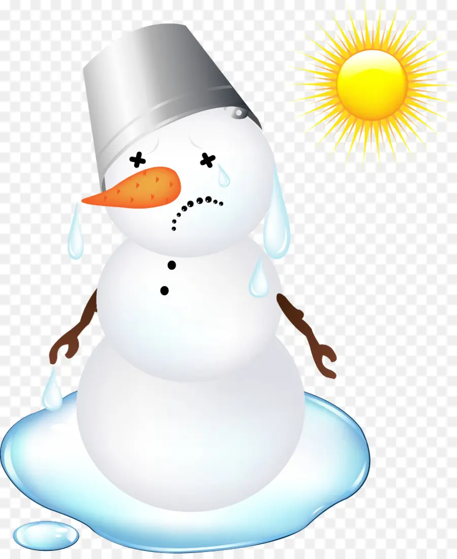 Bonhomme De Neige Fondant，Soleil PNG