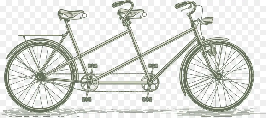 Vélo Tandem，Vélo PNG