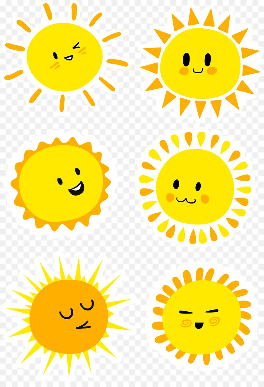 Icônes Du Soleil，Souriant PNG