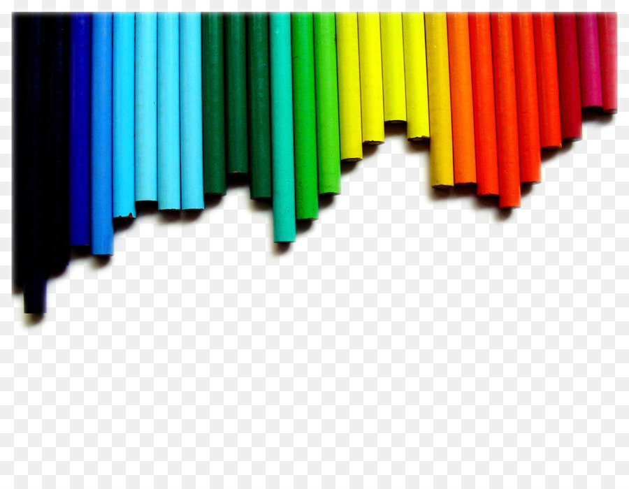 Crayons De Couleur，Arc En Ciel PNG