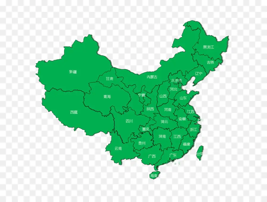 La Chine，Carte PNG