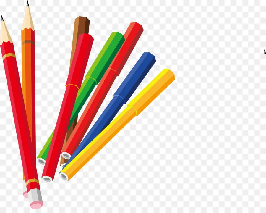 Crayons De Couleur，Dessin PNG