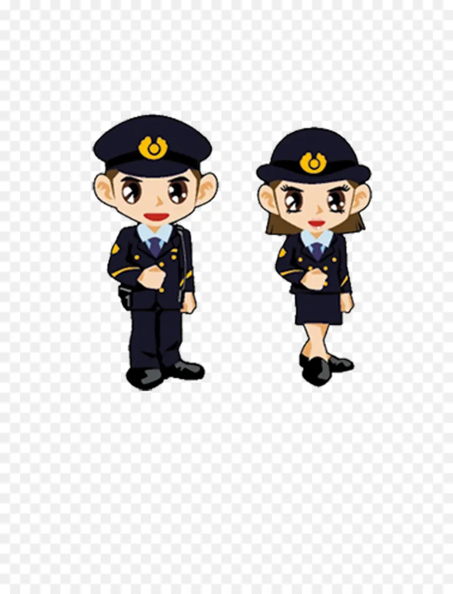 Officier De Police，Dessin Animé PNG