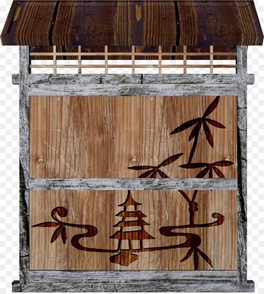 Clôture En Bois，Grille PNG