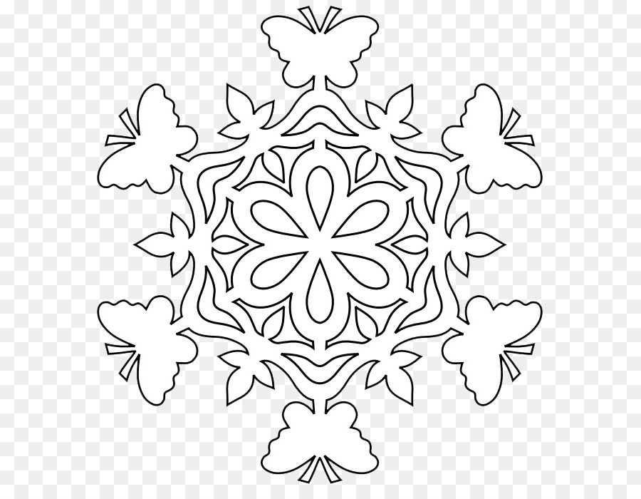 Flocon De Neige Papier Livre De Coloriage Png Flocon De