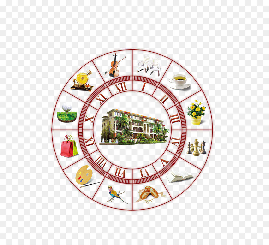 Horloge，Chiffres Romains PNG