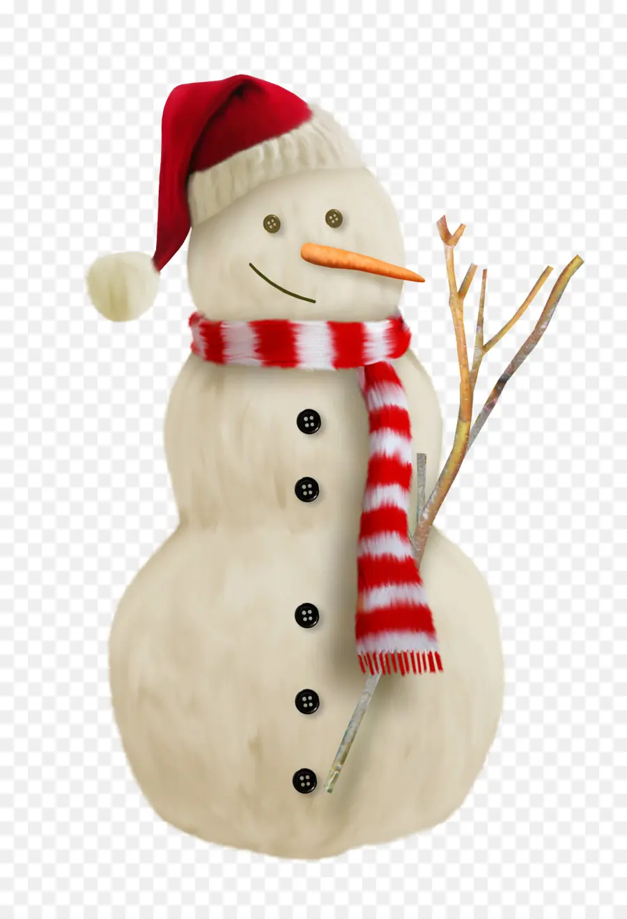 Bonhomme De Neige Avec Bonnet De Noel，Neige PNG