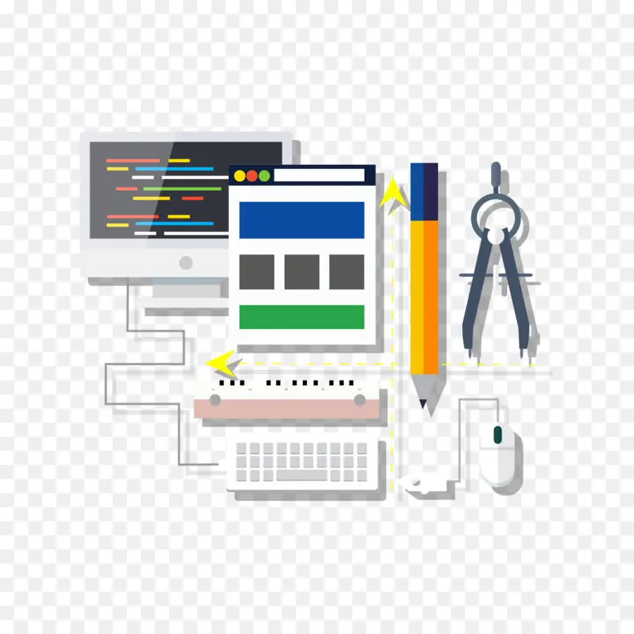 Outils De Conception Web，Ordinateur PNG