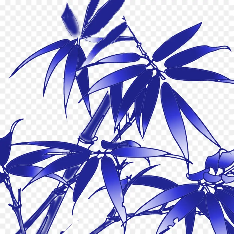 Bambou，Bleu PNG