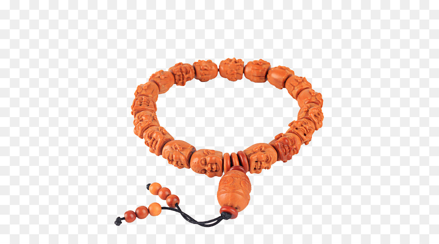 Bracelet Perlé，Brun PNG