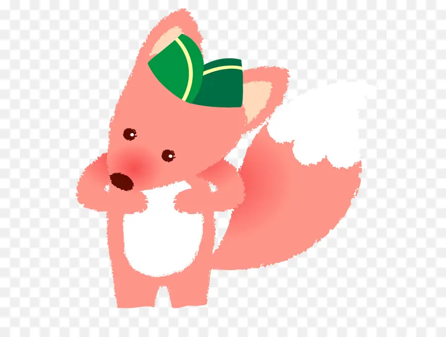 Renard Rose，Chapeau PNG