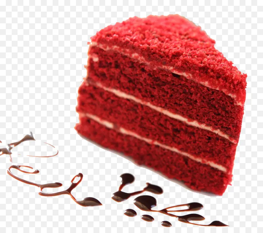Gâteau De Velours Rouge，Glaçage PNG