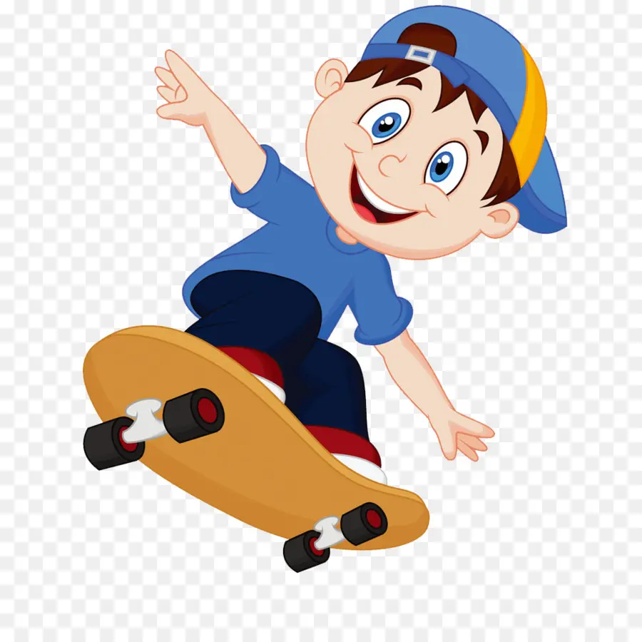 Garçon Sur Planche à Roulettes，Skateboard PNG