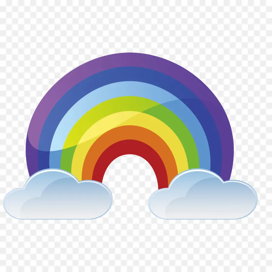 Arc En Ciel，Nuages PNG