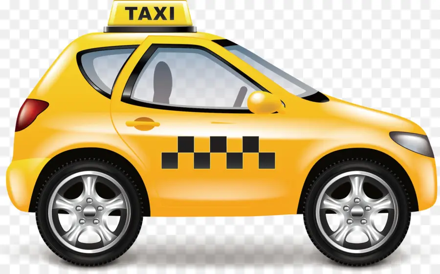 Taxi Jaune，Voiture PNG