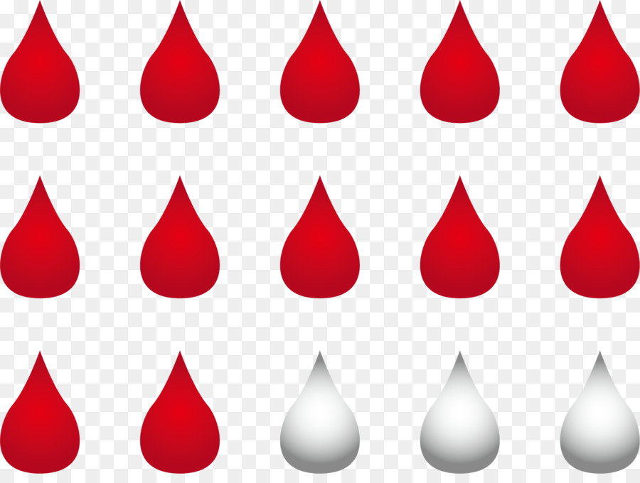 Gouttes De Sang Rouge，Gouttes Blanches PNG