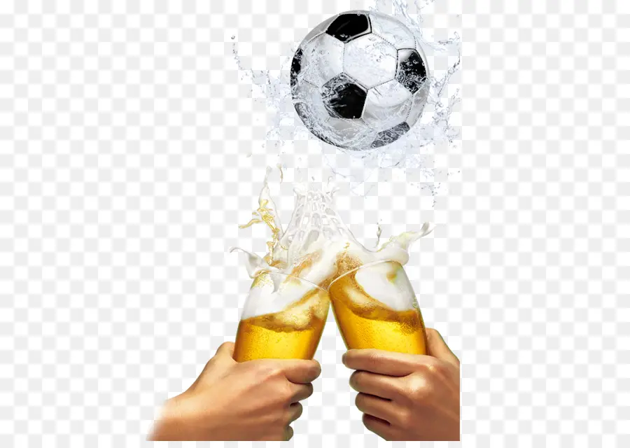 Ballon De Football，Bière PNG