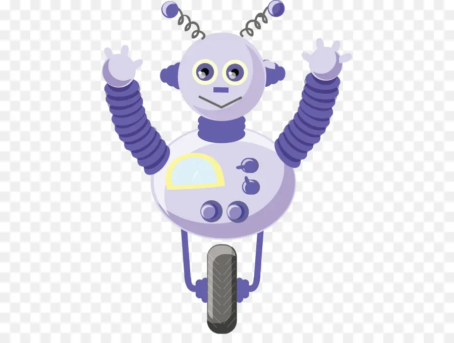 Robot，Violet PNG